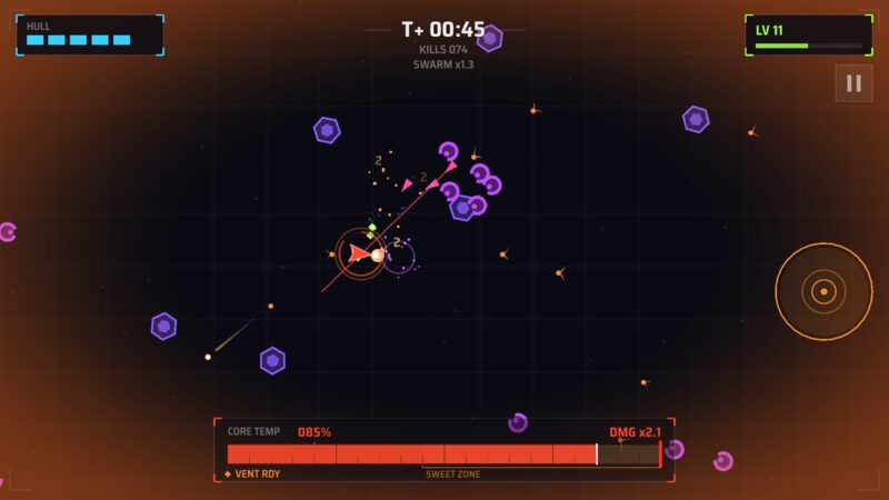 The heat pair, damage and swarm rate read together
